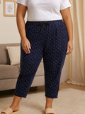 Plus Size Capri For Women - 3/4 Printed Capri (3X-7XL)