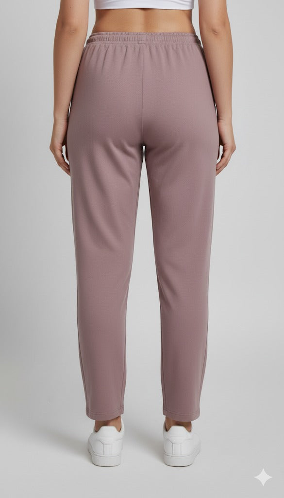 Mid Rise Easy Cotton Pants-Primrose
