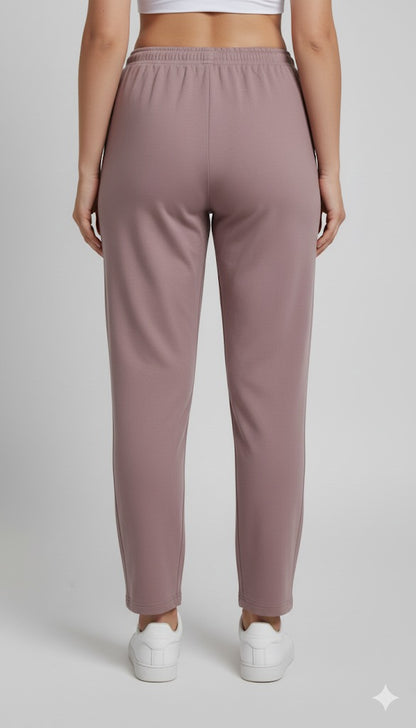 Mid Rise Easy Cotton Pants-Primrose