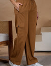 Women Smart Straight Fit Easy Wash Cargo Pants-