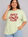 Cupid Woman Basic Printed Cotton Tees In Plus Sizes