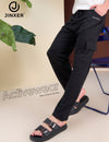 Men's Cotton Cargo Lower – Stretchable Regular Fit with Elastic Waist & Cargo Pockets