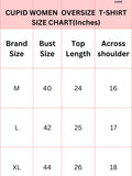 Cupid Woman Basic Printed Cotton Tees