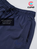 Women Smart Straight  Fit Easy Wash Cargo Pants- Navy