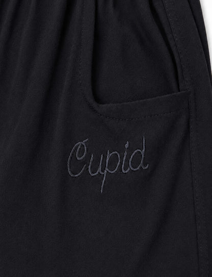 Cotton Capris For Women - Half Capri Pants - Black