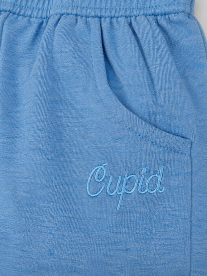 Cotton Capris For Women - Half Capri Pants - Sky Blue