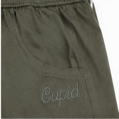 Plus Size Capris For Women - Cotton Capri Pants - Olive Green