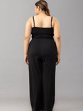 Women Cotton Loose Fit High-Rise Track Pant 