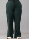 Cotton Loose Track Pants For Ladies
