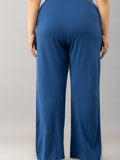Plus-size cotton oversized pants for women