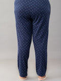 Elastic Waist Printed Pants For Women