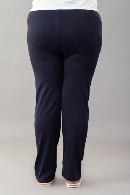 Buy Black Cotton Track Pants For Women At best Price