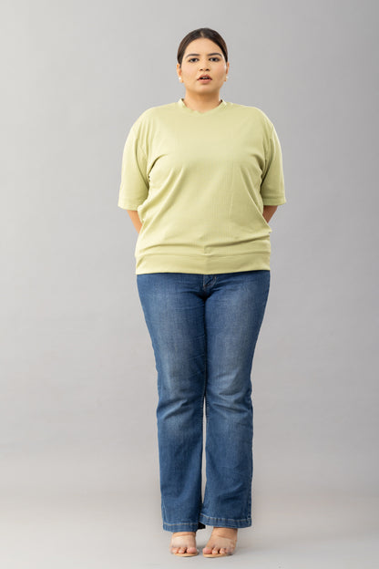 Plus Size Cotton T-shirts For Summer -Cardamom