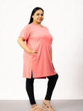  Solid Long T-shirts For Women