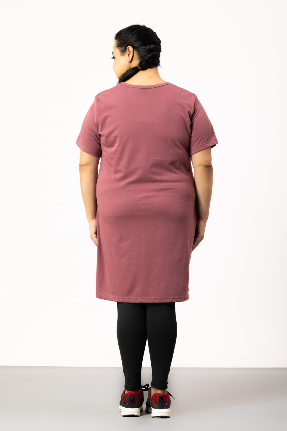 Buy Comfortable Half Sleeves Plus Size Cotton Long Top For Women