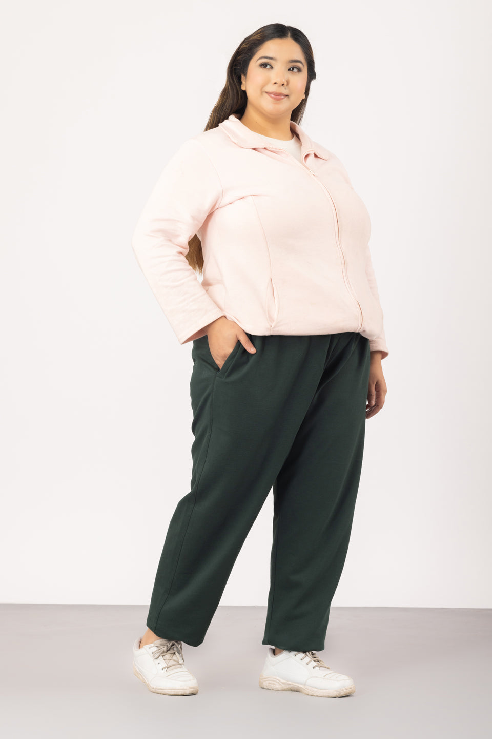 Plus size track discount pants