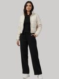 Cupid Warm Fleece Straight Pants-Winter Wear