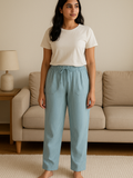 Women’s Cotton Striped Pajama Pants | High Waisted | Sizes L–5XL