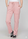 Winters Fleece Lined Warm Sweatpants - Blush