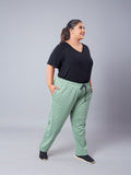 Elastic Waistband Lowers for Women