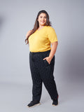 Mid Rise Straight Leg Pant with Side Pockets