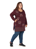 Shop full sleeve cotton long top 