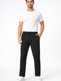 Jinxer Men’s Striped Straight-Fit Cotton Combo of Three Trackpant-