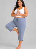 Cotton Capris For Women - Half Capri Pants - Pearl Grey
