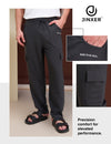 Men's Cotton Cargo Lower – Stretchable Regular Fit with Elastic Waist & Cargo Pockets