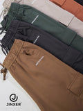 Men's Cotton Cargo Lower – Stretchable Regular Fit with Elastic Waist & Cargo Pockets