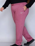 Winter Wear Warm Fleece Lowers For Women  - Mauve