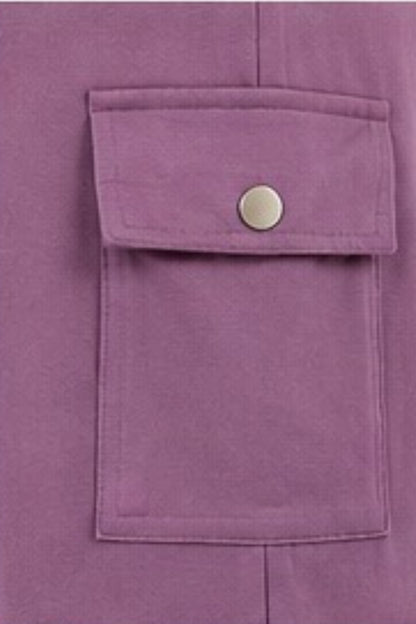 Cupid Woman Cotton Straight Fit Cargo Pants Lounge Bottom with 4 Functional Pockets