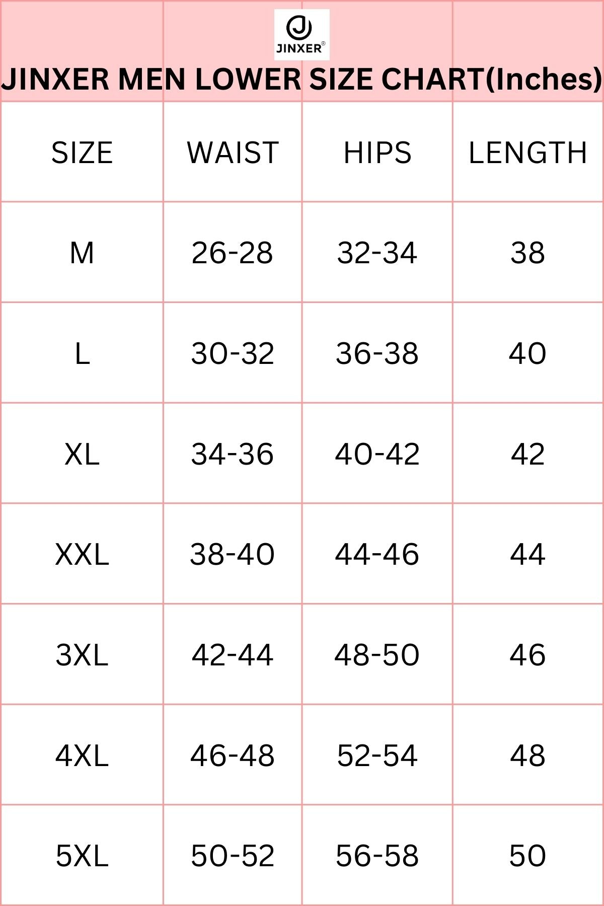 Jinxer Plus Size Men Cotton Trackpants (M TO 5XL Sizes)