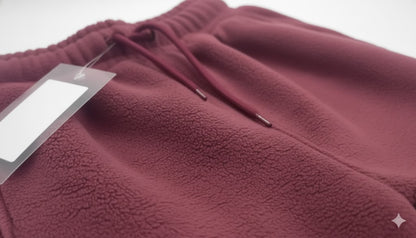 Cupid Warm Fleece Straight Pants-Winter Wear