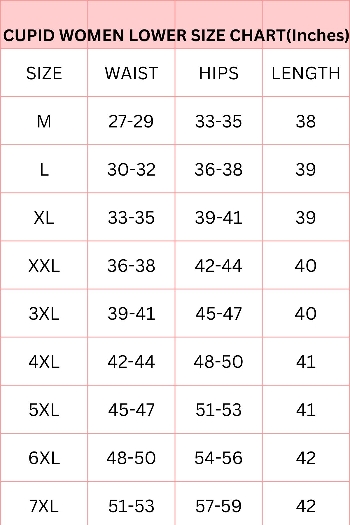 WOVEN BOXERS SIZE CHART – House of Joven