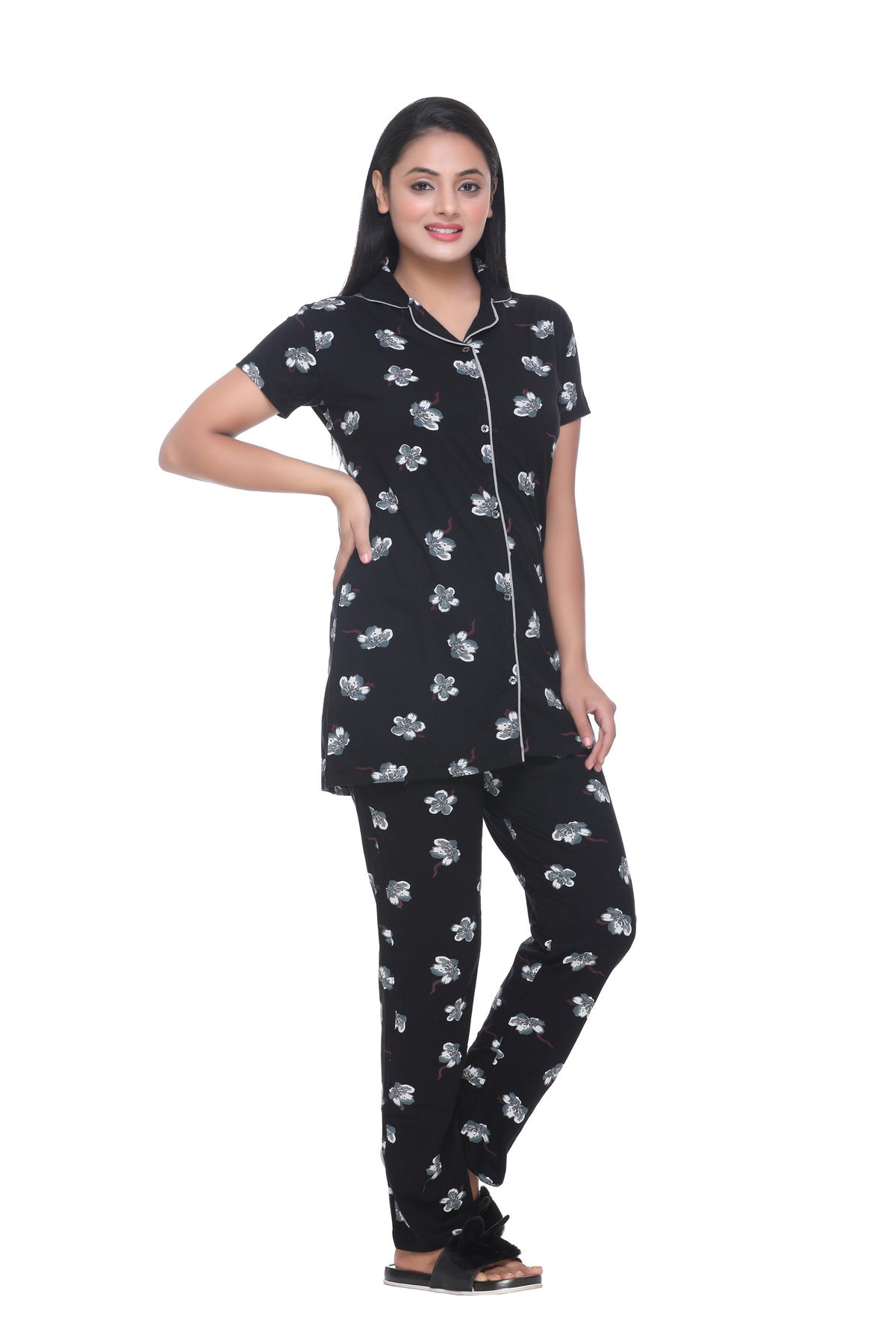 Party Favor Womens Silk Satin Pajamas Pyjamas Set Long Sleeve Sleepwear  Pijama Pajamas Suit Female Sleep Two Piece Loungewear Plus254v From Zfryck,  $26.8 | DHgate.Com