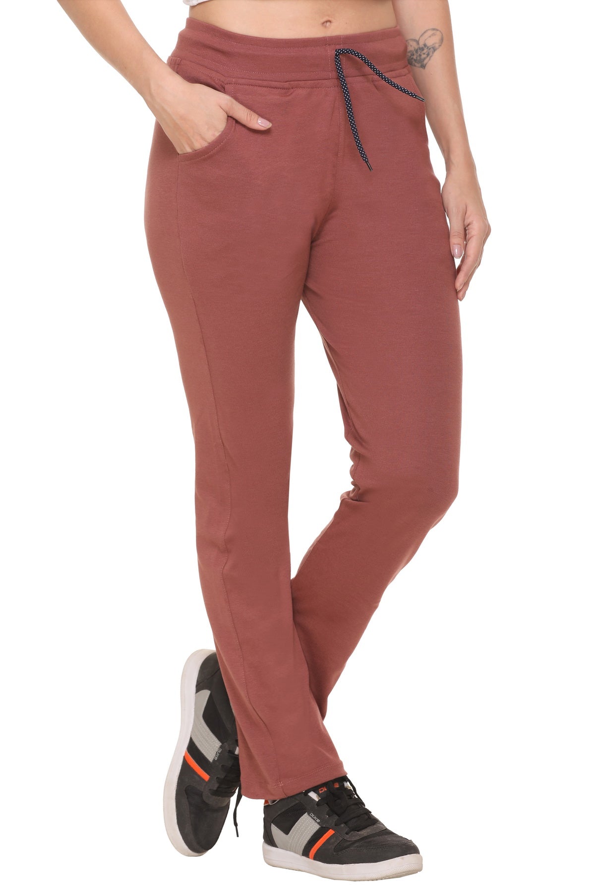 Stylish Track Pants Cotton Lycra Track Pants For Women Online In India