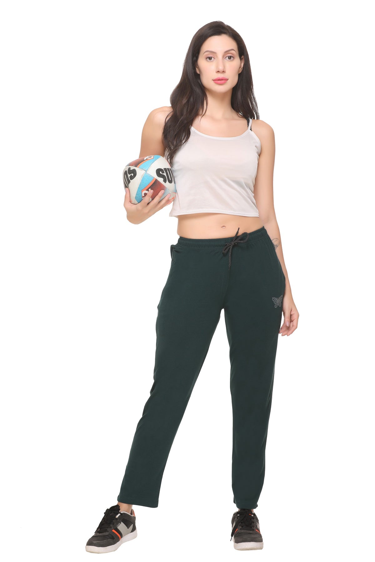 Buy abof abof Women Beautiful Grey Solid All in the Details Track Pants at  Redfynd