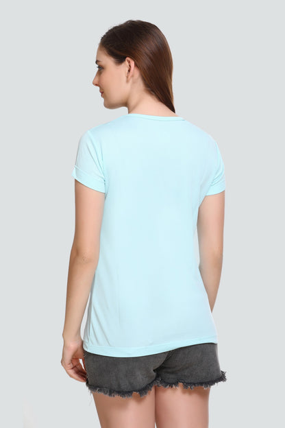 Dri-Fit T-Shirts For Women Half Sleeves Activewear - Mint