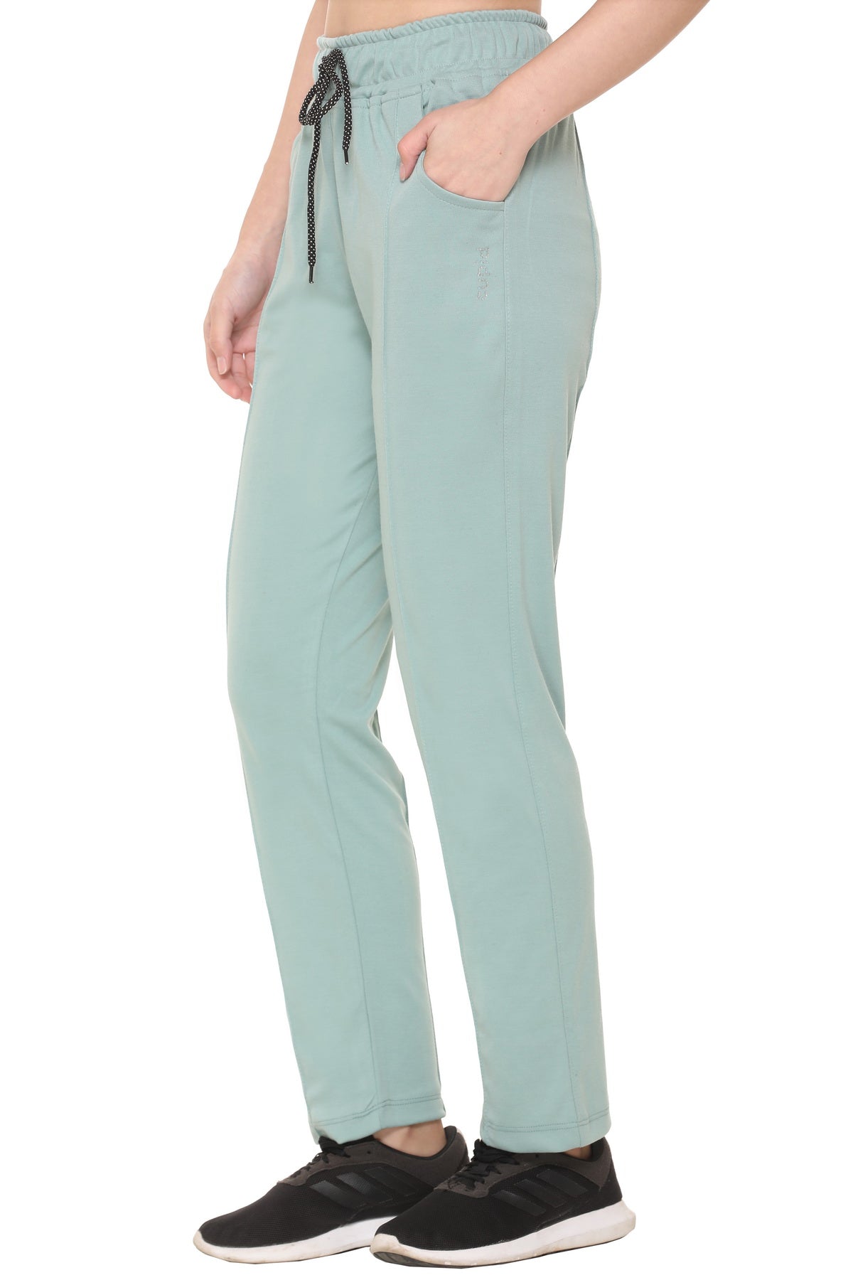 Plus Size Cotton Track Pants - Relaxed Fit Lounge Pants