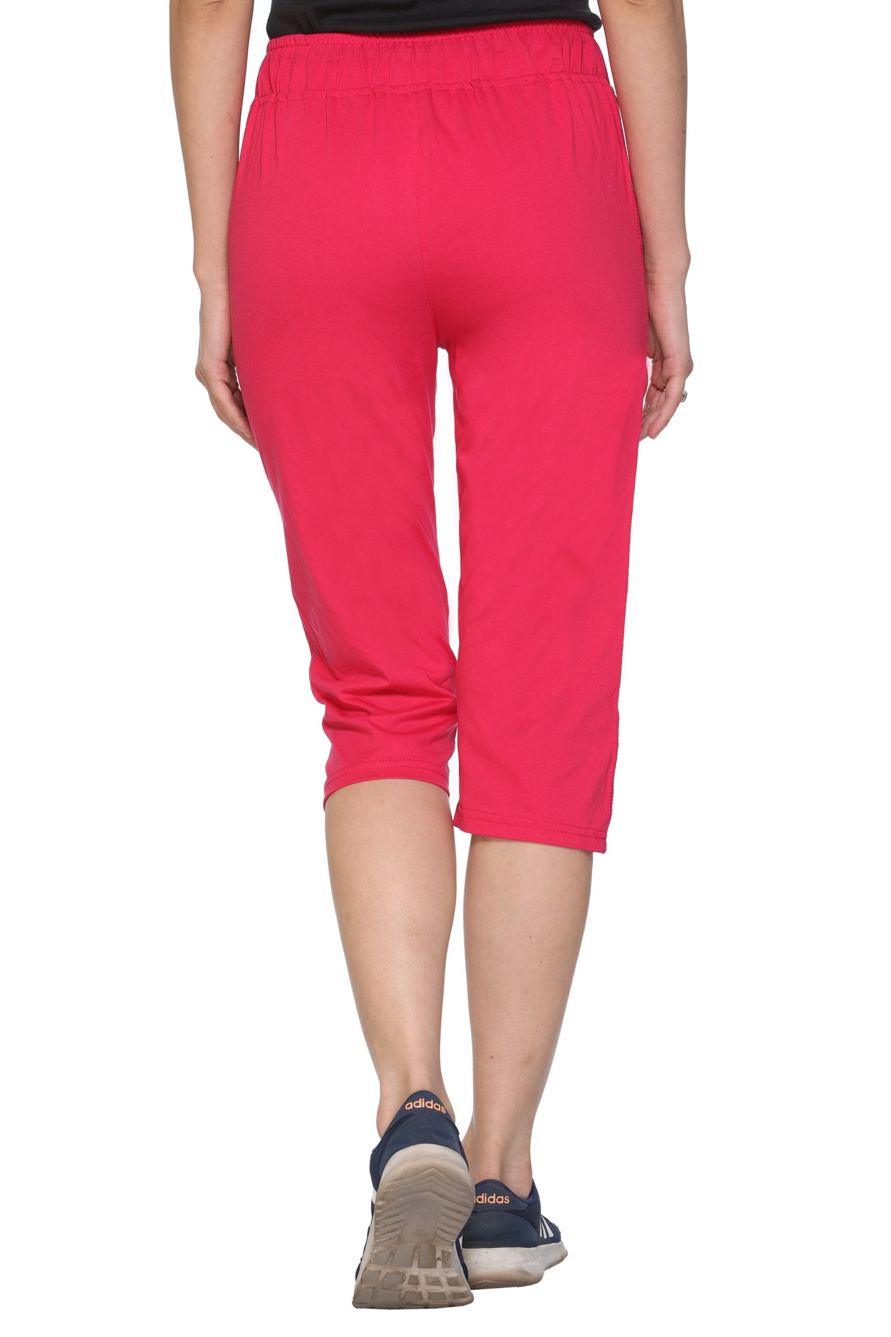 Buy Comfy Teal/Pink Half Cotton Capri Pants (Pack Of 2 )For Women Online In  India By Cupidclothing's – Cupid Clothings