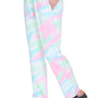 Tie-Dye Night Pajamas For Women - Aqua & Pink