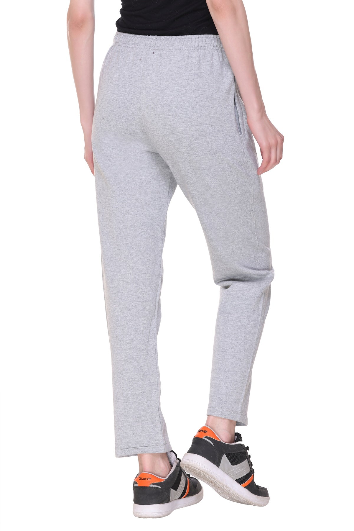 Winter Fleece Track Pants For Women - Grey