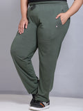 Track Pant For Woman With One Side Zip Pocket
