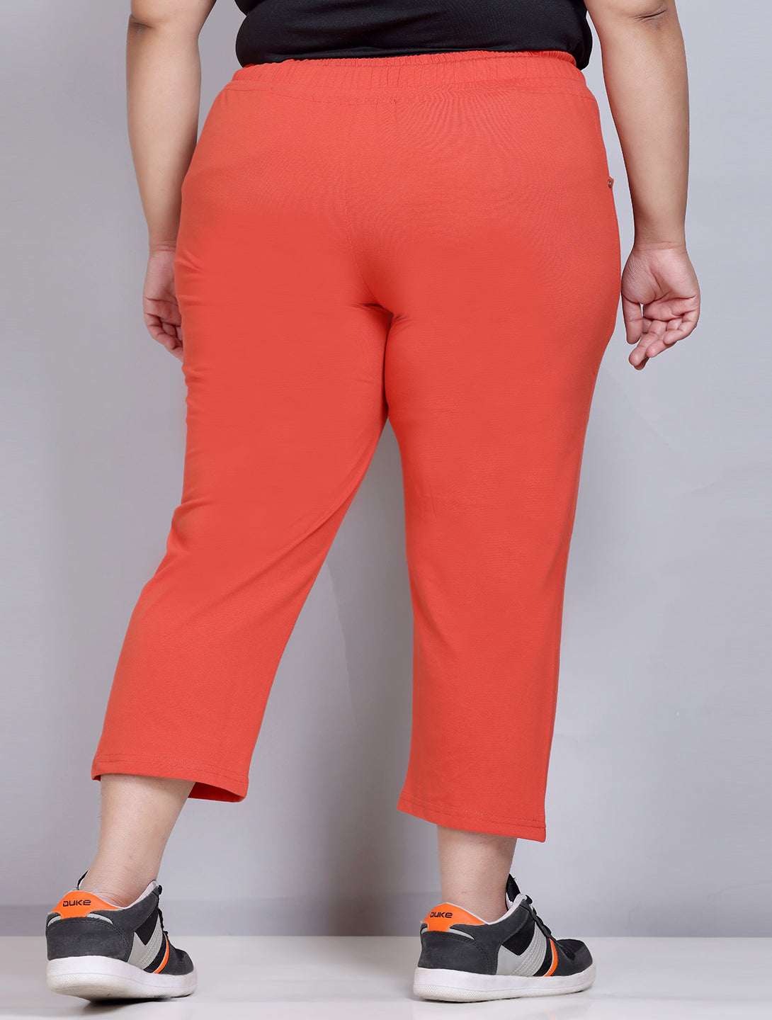 Buy Mid-Rise Capri Pants with Elasticated Waist Online at Best Prices in  India - JioMart.