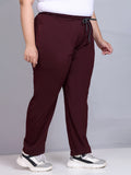 Elastic Waistband Track Pants for Women