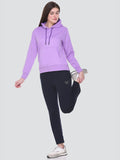 Women Navy Blue Solid Track Pants