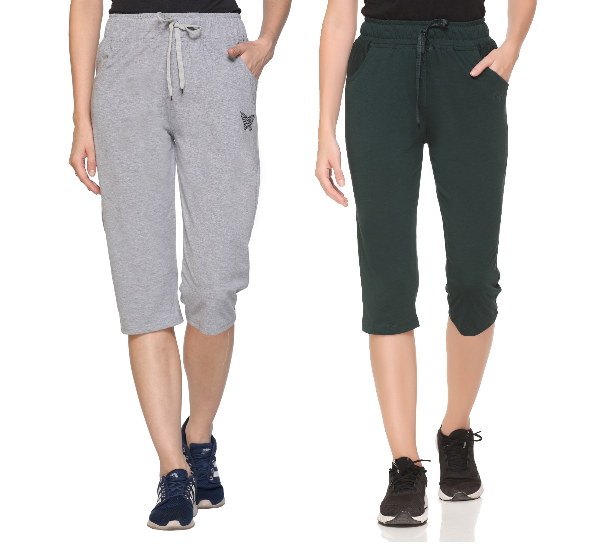 Buy VIMAL JONNEY Women Regular fit Cotton Solid Track pants - Grey Online  at 49% off. |Paytm Mall