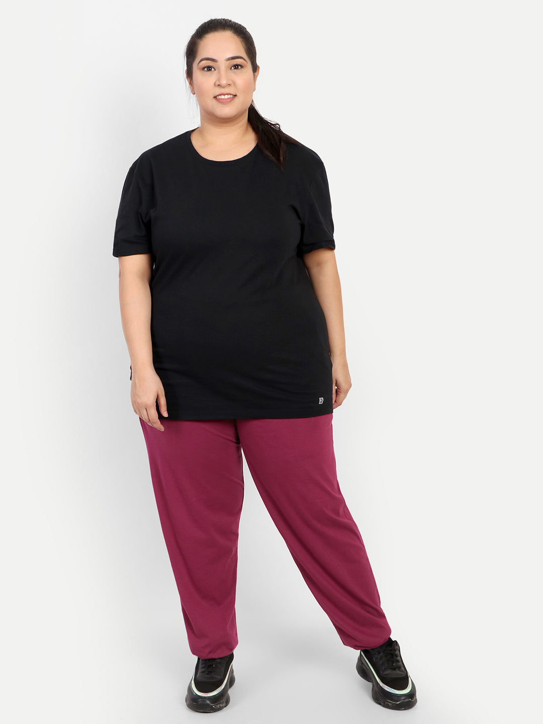 Comfy Purple Cotton Track Pants For Women At Best Prices