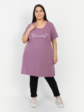  One Side Pocket for Ladies Solid T Shirt